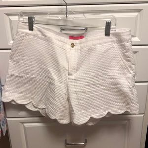 Lilly Pulitzer white Buttercup Shorts 10